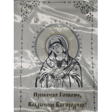 КО2021 Комплект погребальный "Богородица" (атлас)